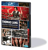 THOMAS LANG CREATIVE COORDINATION AND ADVANCED FOOT TECHNIQUE DRUMSET DVD-P.O.P. cover